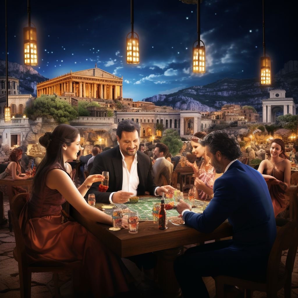 Bingo ကစားသမားများ Chat ပြောဆိုနေသောမြင်ကွင်း